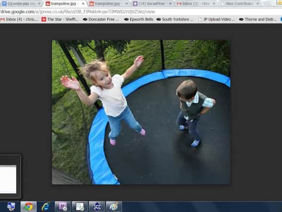 Trampolines are fun for kids but could lead to neighbours'  complaints over privacy and noise