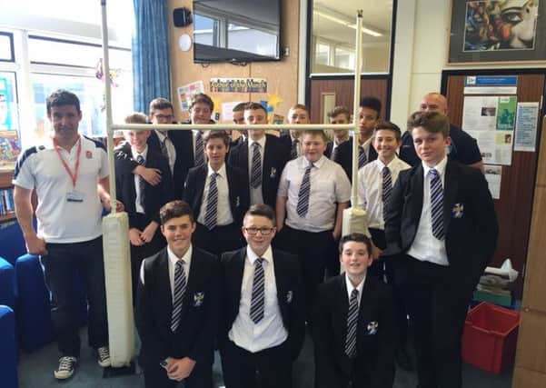 Tom Palmer at Wales High School