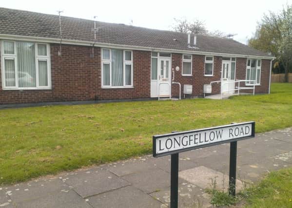 Longfellow Road, where residents of a bungalow complex have been having problems with anti-social behaviour. St Leger Homes, who own the properties, have now submitted a planning application to build a 1.2 metre high metal fence around the area, which also includes homes on  Herrick Gardens and Sheridan Avenue