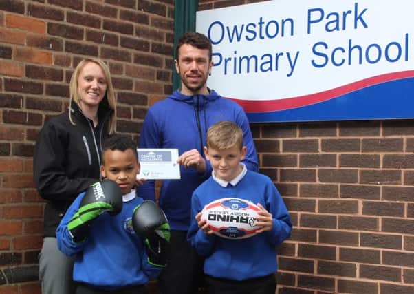 Bradley Johnston (top right) is the PE coordinator at Owston Park Primary School.