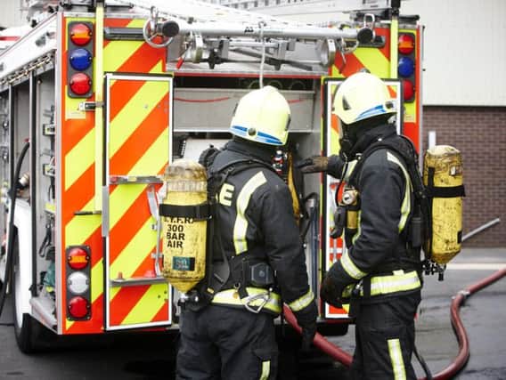 Firefighters responded to a number of reports of collisions over the weekend