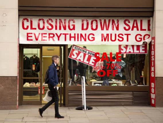 Sign of the times - high street closures