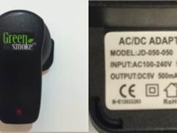 The affected charger carries product number JD-050-050