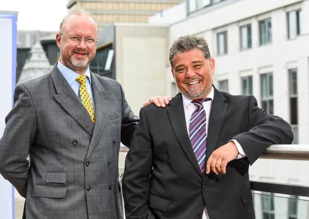 L-R Richard Marshall and Neil Large