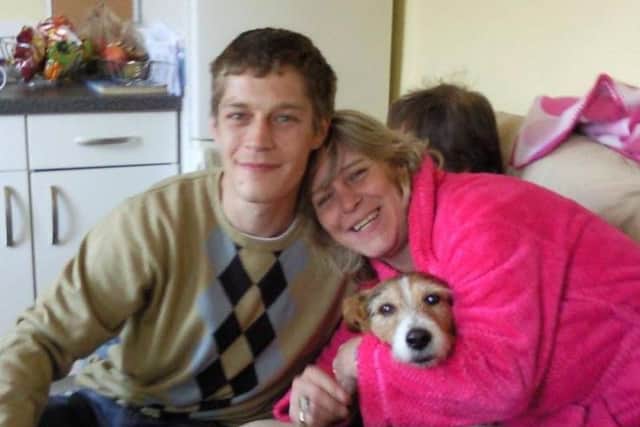 Darren Neate (left) died in a motorcycle collision in Armthorpe Road on June 8, 2016. He is pictured here with his mum, Charmaine Neate.