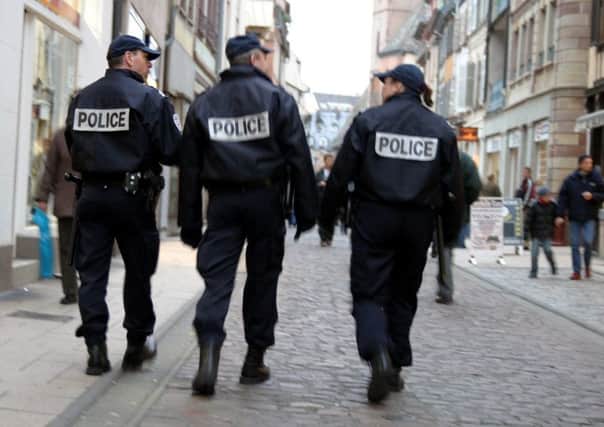 French police. Photograph by Rama, Wikimedia Commons, Cc-by-sa-2.0-fr