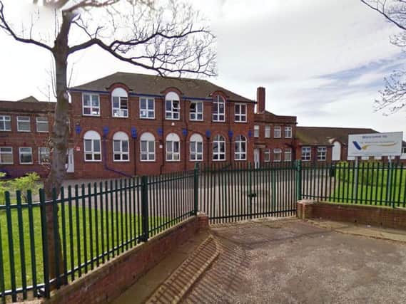 The National Union of Teachers is set to ballot for strike action at De Warenne Academy (pictured), Ash Hill Academy and Don Valley Academy today