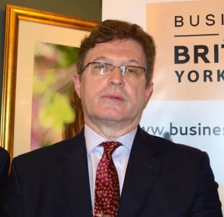 Carl Chambers, regional chairman of Business for Britain in Yorkshire