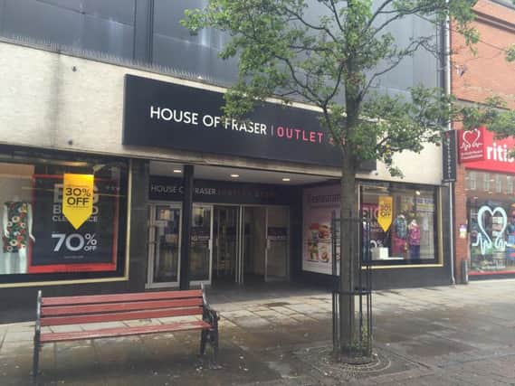 Officers have been called out to investigate an incident atHouse of Fraser on Baxtergate.