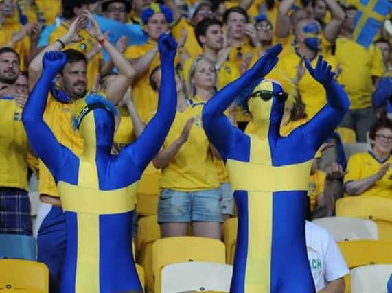 Sweden football fans are getting Doncaster women hot under the collar. (photo: Wikipedia)