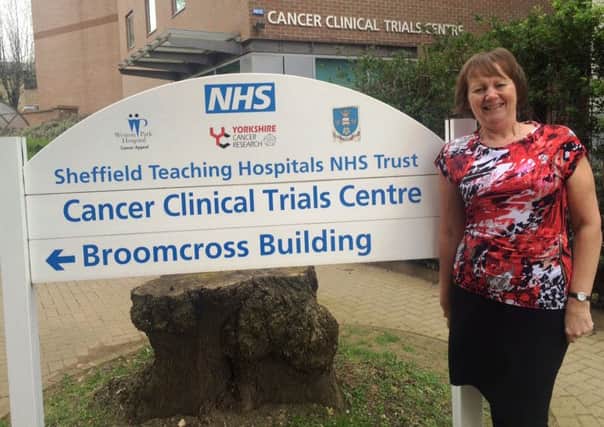Lesley Bruce who helped set up the Institute for Cancer Studies and the Clinical Oncology Trials at Weston Park Hospital