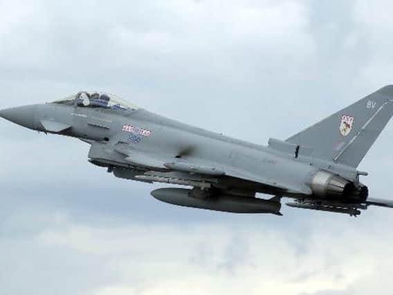 An RAF Typhoon. (Photo: Wikipedia).
