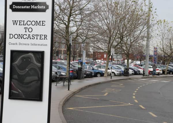 NSST  scene setter of Market Place car park, Doncaster Two people robbed while paying for parking