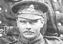 Willam Harold Coltman VC, DCM and Bar, MM and Bar, the most highly-decorated British "other ranks" soldier of World War I.

Source: Wikimedia commons