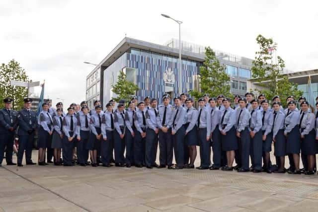 1053 Armthorpe Squadron of the Sector 2 Training Core pictured during the Armed Forces Day celebrations. Picture: Marie Caley NDFP Armed Forces Day MC 9