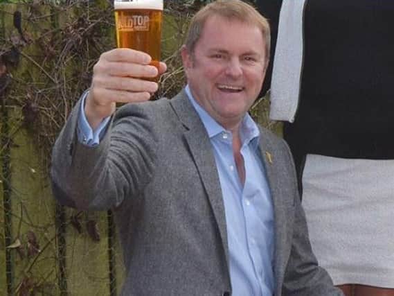 Cheers: Welcome to Yorkshire chief executive Sir Gary Verity