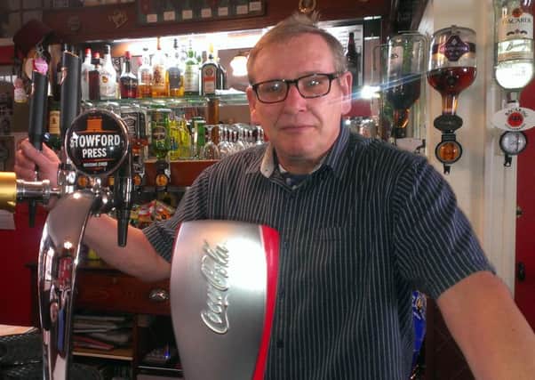 Colin Kingshott, the manager of The Plough pub, West Laith Gate.