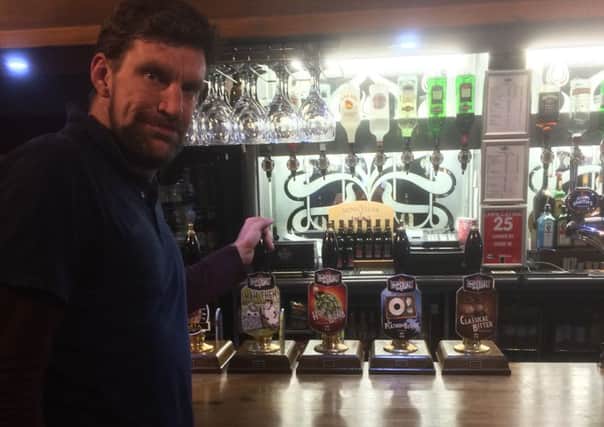 Matthew Brettell, brewery manager at The Imperial Brewery Tap, on Cliff Street, Mexborough
