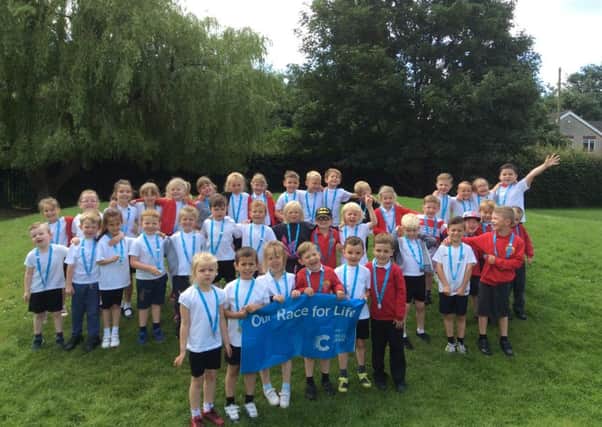 Barnby Dun Primary Academy held a Race for Life event