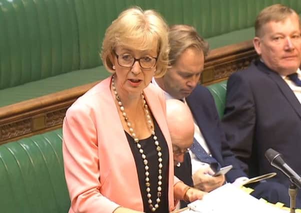 Energy Minister Andrea Leadsom answers energy questions in the House of Commons,