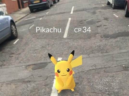 Popular Pokemon Pikachu on the streets of Doncaster. (Photo: Lee Piekarski)