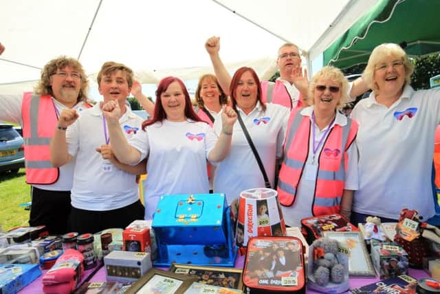 Big crowds enjoyed the day at the Townfield Gala in Doncaster. The Doncaster & Bassetlaw Kidney Association stall. Photo: Chris Etchells