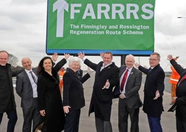 The opening of the first phase of the FARRRS link road.