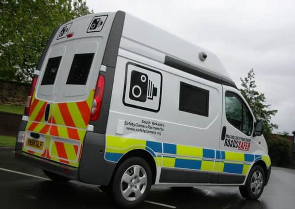Mobile speed cameras will be used in South Yorkshire this week