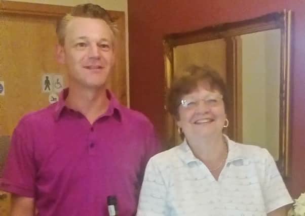 Marie and Chris White won the Ashlea Mixed Trophy at Hickleton.
