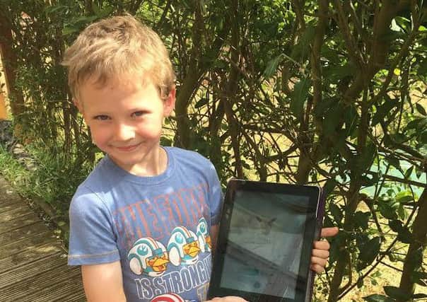 Jason Peacock, from Doncastr, caught Pokemon Go characters at Potteric Carr Nature Reserve.