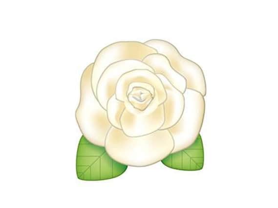 White rose imoji