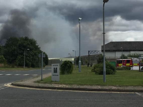 A major fire has broken out at HMP Lindholme. Picture: Lesley Pickersgill.