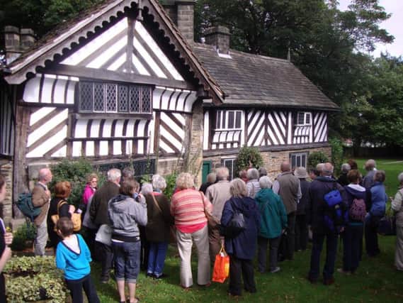 Visitors on a previous tour visiting Bishop's House in Meersbrook Park, Sheffield