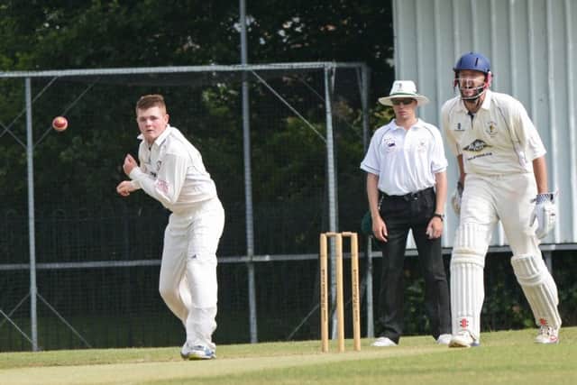 Josh Court, pictured bowling for Tickhill.