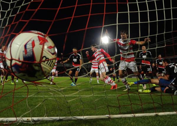 Liam Mandeville finds the net against Forest. Photo: Andrew Roe