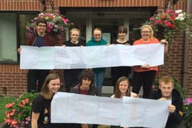 Teenage volunteers from the Barnsley FC National Citizenship Service