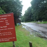 Entrance to Clumber Park at Truman's Lodge.