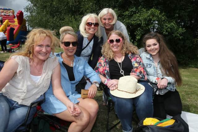 NDFP Party on the Pit. Sharon Loftus, Jo Jones, Debbie Rawson, Cheryl Dickerson, Jo Smith, Maya Rawson age 16