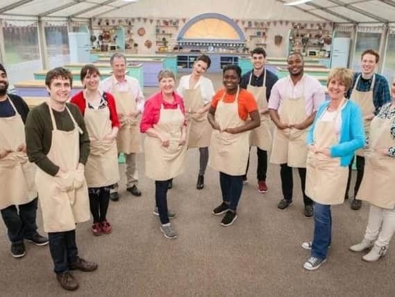 GBBO's 2016 contestants gather in the baking tent.