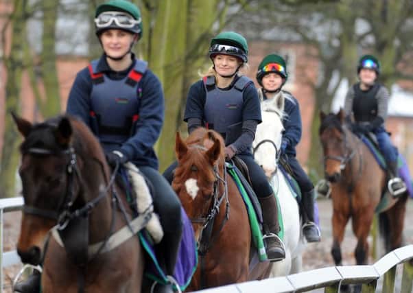 Northern Racing College, near Doncaster....  students ride out 
  Picture Chris Lawton   
12/12/12