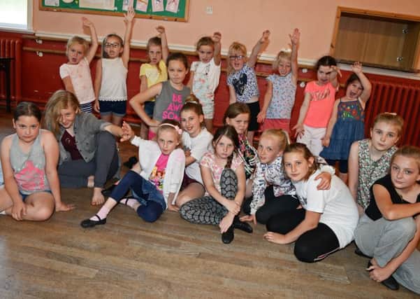 Children from Michelle Seekings school of dance pictured rehearsing for their Summer Dance show of Peter Pan. Pictured are the Lost Boys and the Crocodile. Picture: Marie Caley NSYT Dance Camp MC 4