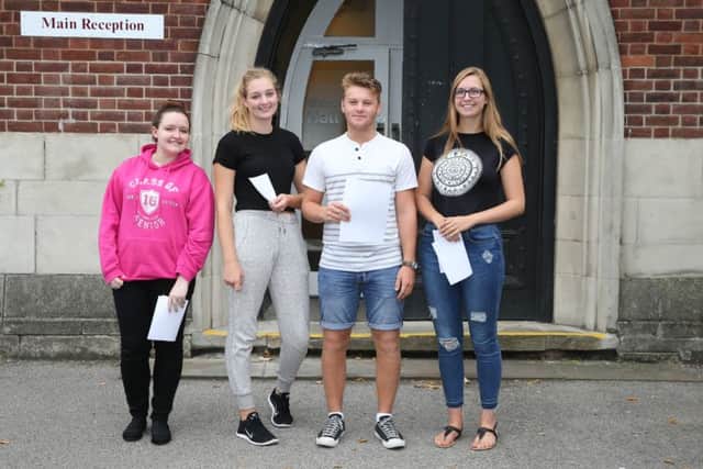 Hallcross  School A level. Taylor Green age 18, Molly Jenkins age 18, Tom Humphries age 17, Emily Lane age 18
