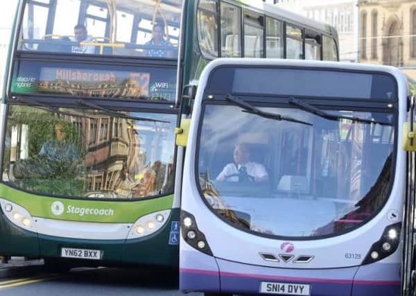 Buses in South Yorkshire.