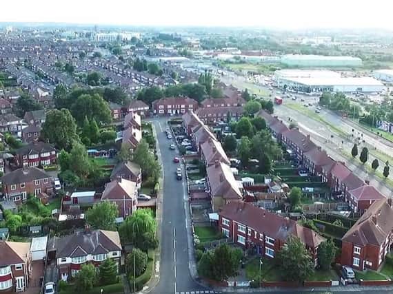 The aerial drone footage of Doncaster. (Photo: YouTube).