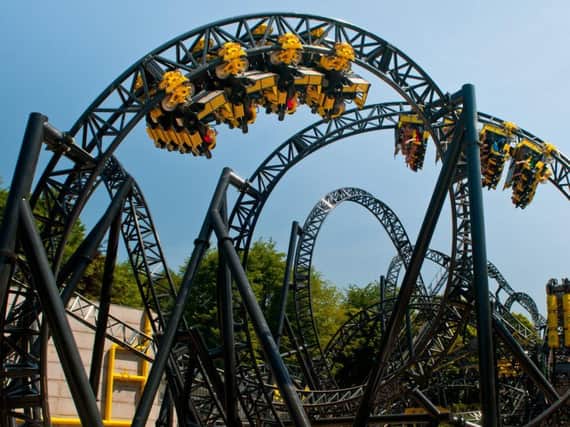 The Smiler rollercoaster at Alton Towers.