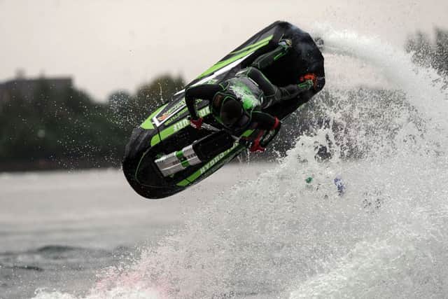 3 Sept 2016...... The British Jet Sport Racing Association stage the 2016 Jet Ski Championship Final at Doncaster Lakeside. Picture Scott Merrylees