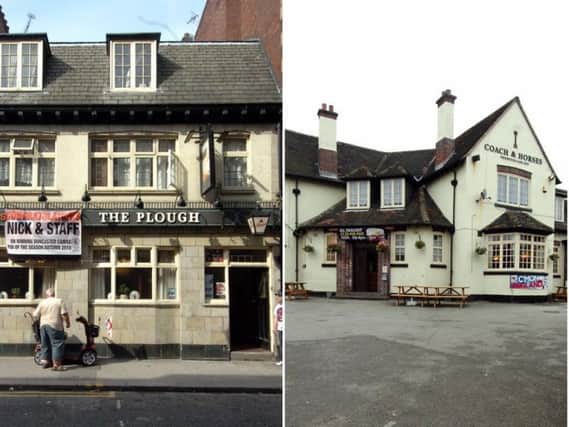 The Plough in Doncaster and The Coach and Horses in Barnburgh.