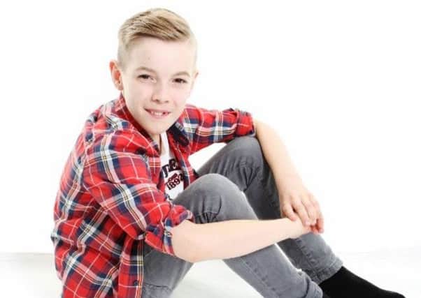 Reiss Ward, 12, has landed a role as Nathan in the Full Monty. Photograph courtesy of Serendipity Casting.