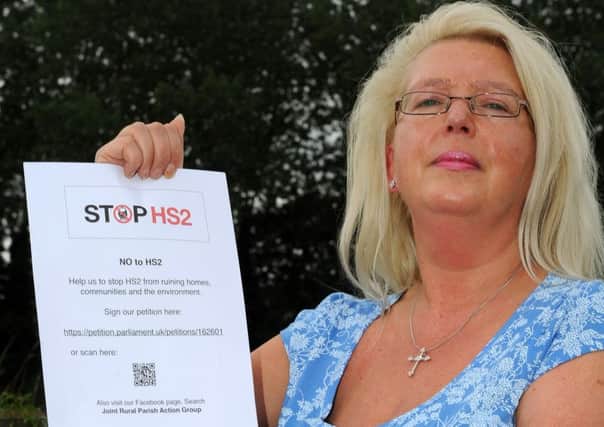 Rhonda Job, chairperson of the Joint Rural Parishes is campaigning against the new HS2 route. Picture: Andrew Roe