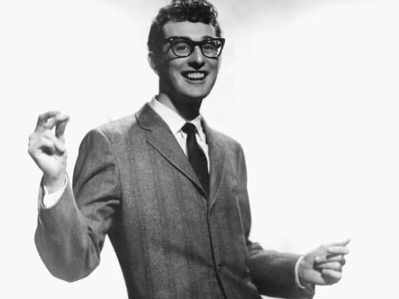 Music legend Buddy Holly.